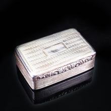 Load image into Gallery viewer, Antique Georgian Silver Snuff Box with Gilt Interior - 1824 - Artisan Antiques
