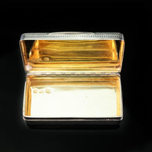 Load image into Gallery viewer, Antique Georgian Silver and Gold Snuff Box - 1825 John Bettridge - Artisan Antiques
