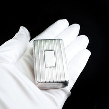 Load image into Gallery viewer, Antique Georgian Silver Snuff Box with Reeded Design - 1824 - Artisan Antiques
