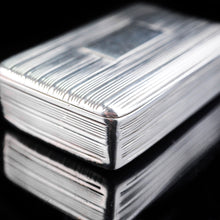 Load image into Gallery viewer, Antique Georgian Silver Snuff Box with Reeded Design - 1824 - Artisan Antiques
