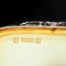 Load image into Gallery viewer, Antique Victorian Silver Snuff Box with Hand Engraved Acanthus Motifs - 1849 - Artisan Antiques
