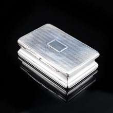 Load image into Gallery viewer, Antique Victorian Silver Snuff Box - 1840 Neustadt &amp; Barnett - Artisan Antiques
