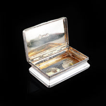Load image into Gallery viewer, Antique Victorian Silver Snuff Box - 1840 Neustadt &amp; Barnett - Artisan Antiques

