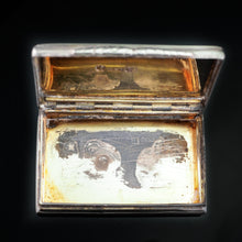 Load image into Gallery viewer, Antique Victorian Silver Snuff Box - 1840 Neustadt &amp; Barnett - Artisan Antiques
