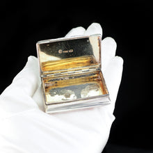 Load image into Gallery viewer, Antique Victorian Silver Snuff Box - 1840 Neustadt &amp; Barnett - Artisan Antiques
