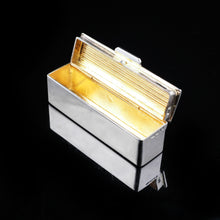 Load image into Gallery viewer, Micro Solid Silver and Gilt Toothpick/Snuff Box - c.1980s - Artisan Antiques
