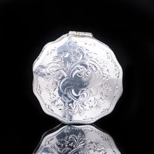 Load image into Gallery viewer, Antique Dutch 12 Sided Scalloped Silver Snuff Box with Gilt Interior - 1864 - Artisan Antiques
