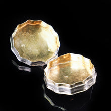 Load image into Gallery viewer, Antique Dutch 12 Sided Scalloped Silver Snuff Box with Gilt Interior - 1864 - Artisan Antiques
