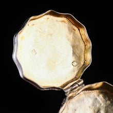 Load image into Gallery viewer, Antique Dutch 12 Sided Scalloped Silver Snuff Box with Gilt Interior - 1864 - Artisan Antiques
