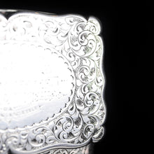Load image into Gallery viewer, Antique Victorian Table Silver Snuff Box by Frederick Marson - 1896 - Artisan Antiques
