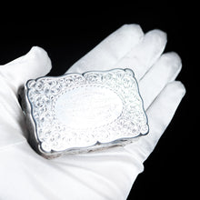 Load image into Gallery viewer, Antique Victorian Table Silver Snuff Box by Frederick Marson - 1896 - Artisan Antiques
