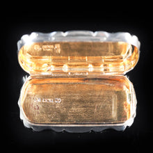 Load image into Gallery viewer, Antique Victorian Silver Hand Engraved Snuff / Vinaigrette Box by Hilliard &amp; Thomason - 1850 - Artisan Antiques
