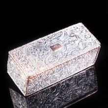 Load image into Gallery viewer, Magnificent Georgian Rose Gold &amp; Silver Table Snuff Box - William Parker 1824 - Artisan Antiques
