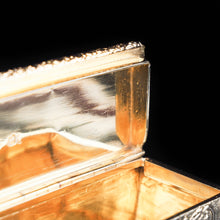 Load image into Gallery viewer, Magnificent Georgian Rose Gold &amp; Silver Table Snuff Box - William Parker 1824 - Artisan Antiques
