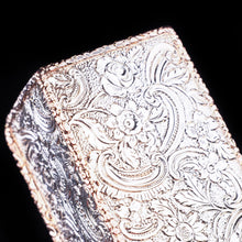 Load image into Gallery viewer, Magnificent Georgian Rose Gold &amp; Silver Table Snuff Box - William Parker 1824 - Artisan Antiques
