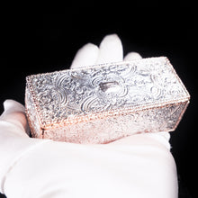 Load image into Gallery viewer, Magnificent Georgian Rose Gold &amp; Silver Table Snuff Box - William Parker 1824 - Artisan Antiques
