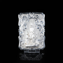 Load image into Gallery viewer, Victorian Scott Monument Castle Top Silver Card Case - Frederick Marson 1856 - Artisan Antiques
