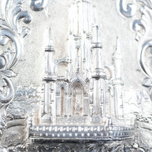 Load image into Gallery viewer, Victorian Scott Monument Castle Top Silver Card Case - Frederick Marson 1856 - Artisan Antiques
