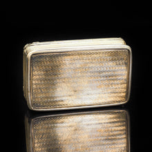 Load image into Gallery viewer, Silver Gilt Snuff Box with High Relief Horse Riding Design - Joseph Willmore 1836 - Artisan Antiques
