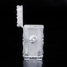 Load image into Gallery viewer, Edwardian Solid Silver Engine Turned Card Case by William M Hayes 1905 - Artisan Antiques
