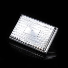 Load image into Gallery viewer, Georgian Solid Silver Engine Turned Snuff Box with Gilt Interior - Thomas Shaw 1837 - Artisan Antiques
