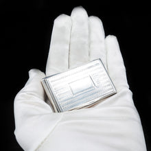 Load image into Gallery viewer, Georgian Solid Silver Engine Turned Snuff Box with Gilt Interior - Thomas Shaw 1837 - Artisan Antiques
