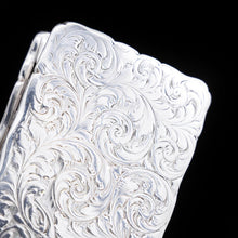 Load image into Gallery viewer, Victorian Silver Hand Engraved Snuff Box by Edward Smith - 1857 - Artisan Antiques
