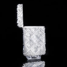 Load image into Gallery viewer, Victorian Silver Card Case with Spectacular Bright Cut Engravings -David Pettifer 1848 - Artisan Antiques
