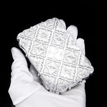 Load image into Gallery viewer, Victorian Silver Card Case with Spectacular Bright Cut Engravings -David Pettifer 1848 - Artisan Antiques
