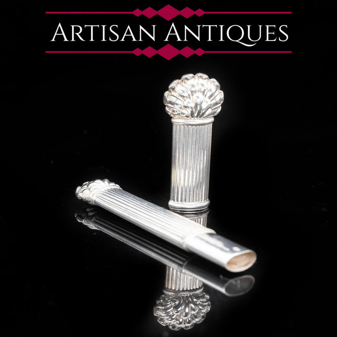 Antique French Silver Etui (Needle Case) - c.1819-38 - Artisan Antiques