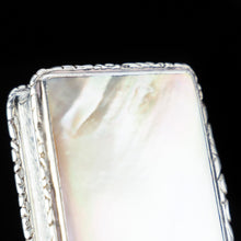 Load image into Gallery viewer, Georgian Silver Mounted Mother of Pearl Snuff Box - William Pugh 1831 - Artisan Antiques
