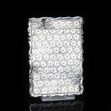 Load image into Gallery viewer, Antique Victorian Silver Card Case with Unique Floral Motif - George Unite 1885 - Artisan Antiques
