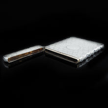 Load image into Gallery viewer, Antique Victorian Silver Card Case with Unique Floral Motif - George Unite 1885 - Artisan Antiques
