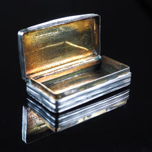 Load image into Gallery viewer, Antique English Georgian Silver Snuff Box - c.1784 - Artisan Antiques
