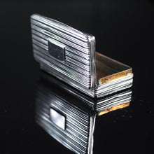 Load image into Gallery viewer, Antique English Georgian Silver Snuff Box - c.1784 - Artisan Antiques
