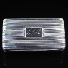 Load image into Gallery viewer, Antique English Georgian Silver Snuff Box - c.1784 - Artisan Antiques
