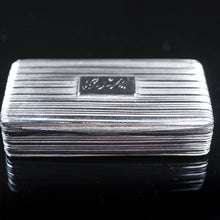 Load image into Gallery viewer, Antique English Georgian Silver Snuff Box - c.1784 - Artisan Antiques
