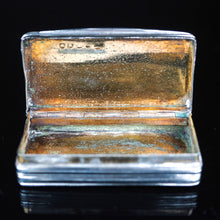 Load image into Gallery viewer, Antique English Georgian Silver Snuff Box - c.1784 - Artisan Antiques
