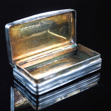 Load image into Gallery viewer, Antique English Georgian Silver Snuff Box - c.1784 - Artisan Antiques
