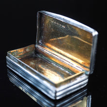Load image into Gallery viewer, Antique English Georgian Silver Snuff Box - c.1784 - Artisan Antiques
