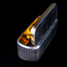Load image into Gallery viewer, Antique Imperial Russian Silver Snuff Box - Star Niello Pattern - Artisan Antiques
