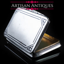 Load image into Gallery viewer, Antique German Sleek Pocket Snuff Box with Gilt Interior - 20th Century - Artisan Antiques
