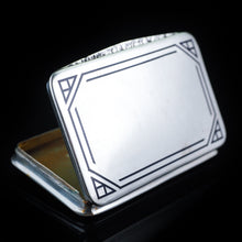 Load image into Gallery viewer, Antique German Sleek Pocket Snuff Box with Gilt Interior - 20th Century - Artisan Antiques
