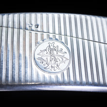 Load image into Gallery viewer, English Solid Silver Card Case with Gilt Interior - 20th Century - Artisan Antiques
