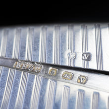 Load image into Gallery viewer, English Solid Silver Card Case with Gilt Interior - 20th Century - Artisan Antiques
