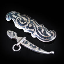 Load image into Gallery viewer, Antique Imperial Russian Mini Kinjal &amp; Buckle - c.20th Century - Artisan Antiques
