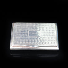Load image into Gallery viewer, Antique English Victorian Solid Silver Snuff Box with Gold Gilt Interior - Birmingham 1838 - Artisan Antiques
