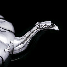 Load image into Gallery viewer, Antique Georgian Solid Silver Teapot &#39;Melon Shaped&#39; - Robert Hennell 1836 - Artisan Antiques
