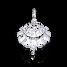Load image into Gallery viewer, Antique Georgian Solid Silver Teapot &#39;Melon Shaped&#39; - Robert Hennell 1836 - Artisan Antiques
