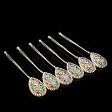 Load image into Gallery viewer, Antique Russian Silver Cloisonne Enamel Spoons | Set of 6 | c.1900 - Artisan Antiques
